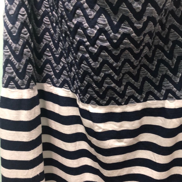 Navy Striped Maxi Dress - Picture 2 of 2